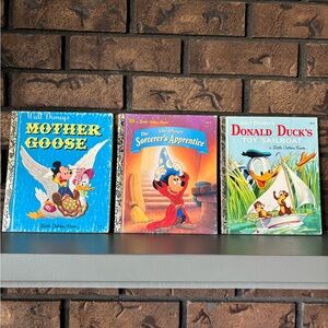 ✨Vintage Little Golden Books✨ The Mickey Mouse Collection (Set of 3)